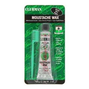 CLUBMAN PINAUD MOUSTACHE WAX BLACK 14GR