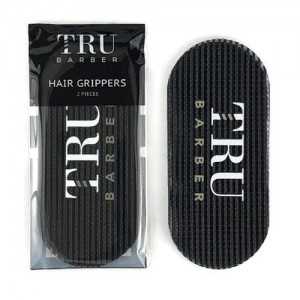 TRUBARBER VELCRO HAIR GRIPPERS PACK OF 2 (COLOUR BLACK)