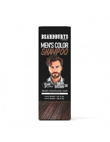 BEARDBURYS COLOR SHAMPOO DARK BROWN 3N